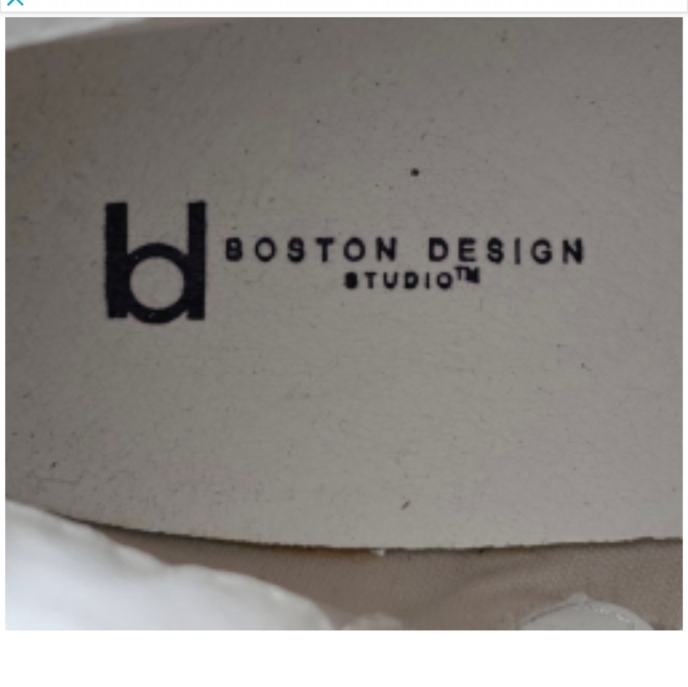 Boston Design Studio Off White Leather Ankle Booties for Women Size 10 - Picture 9 of 16